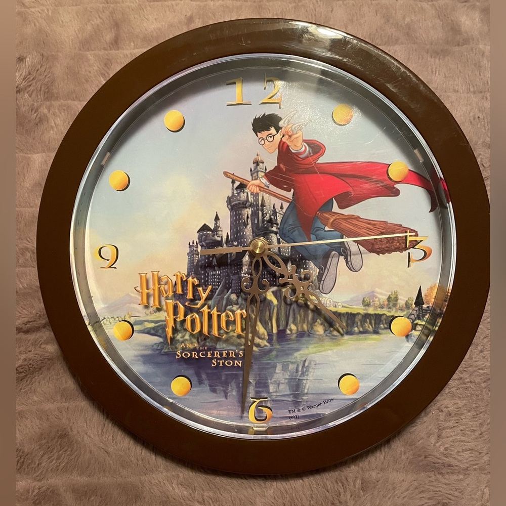 ⭐️Host Pick⭐️ Original Vintage Harry Potter Wall Clock *see description*